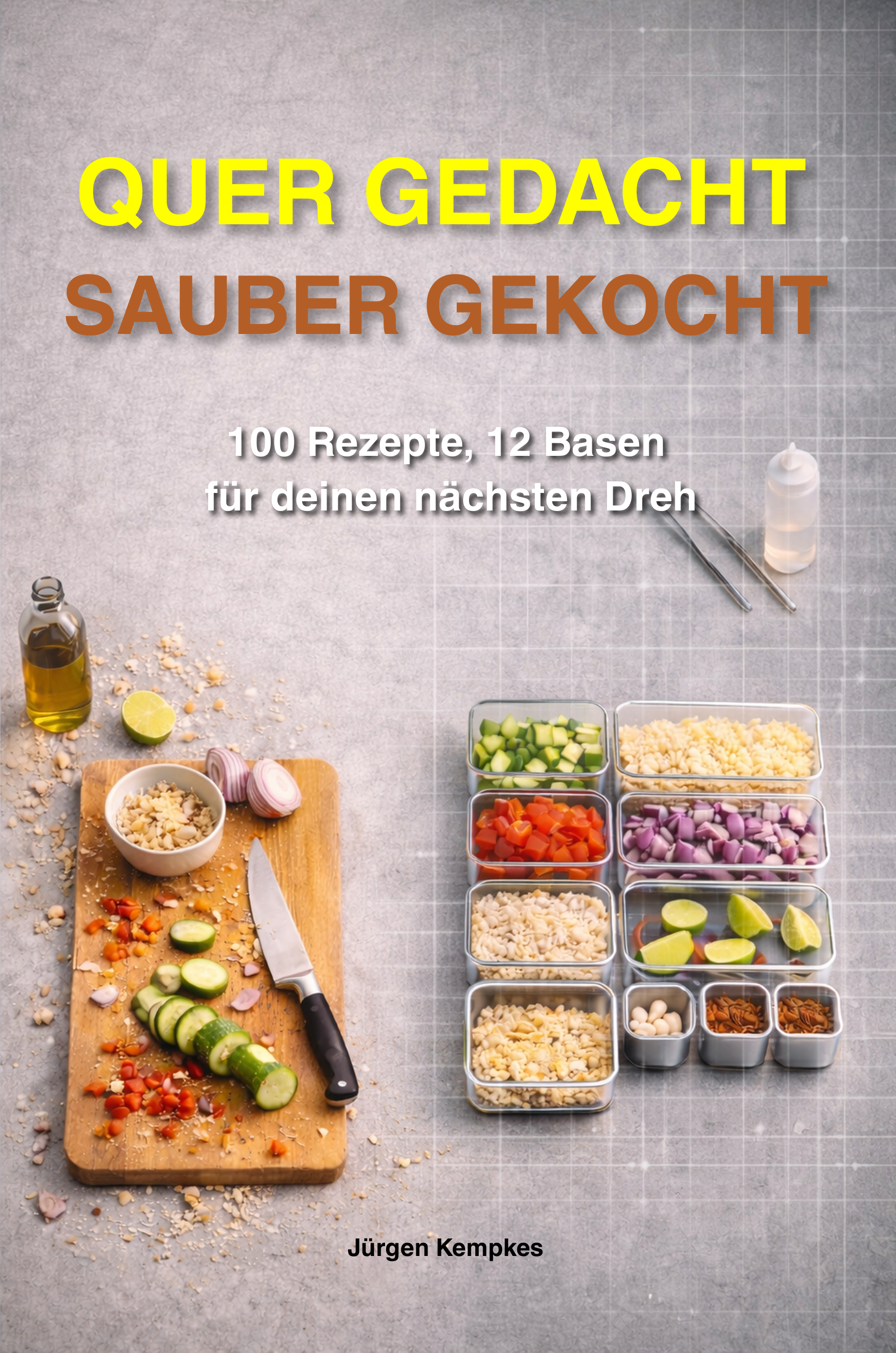 Cover des Kochbuchs Quer gedacht, sauber gekocht
